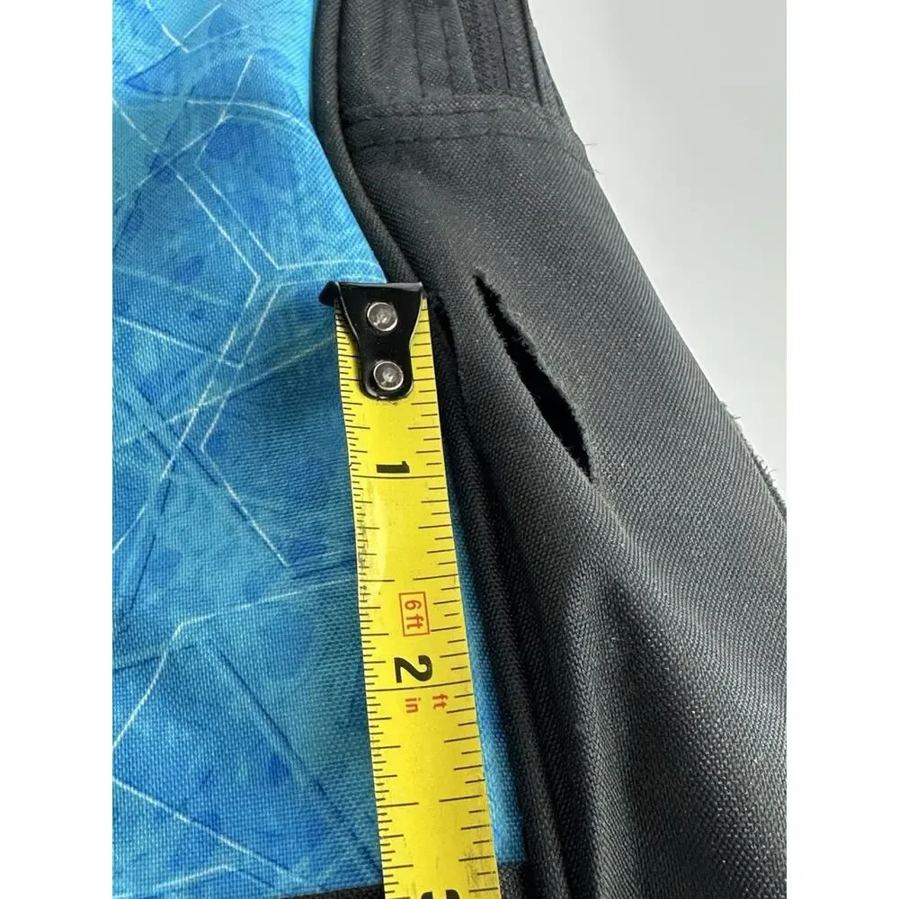 Pelagic Heavy Duty Aqua Blue 50L Duffle Bag Hole